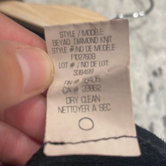 Theory long sleeve black dress - Picture 9 of 9